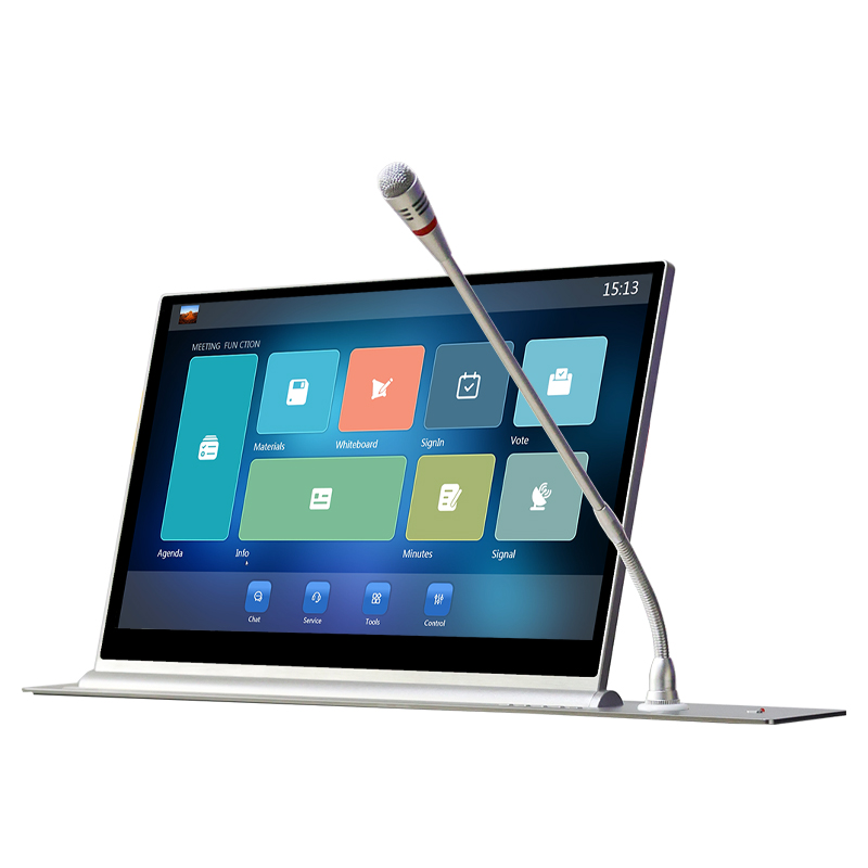 Monitor LCD z ukrytym stołem, bez użycia papieru, z systemem konferencyjnym